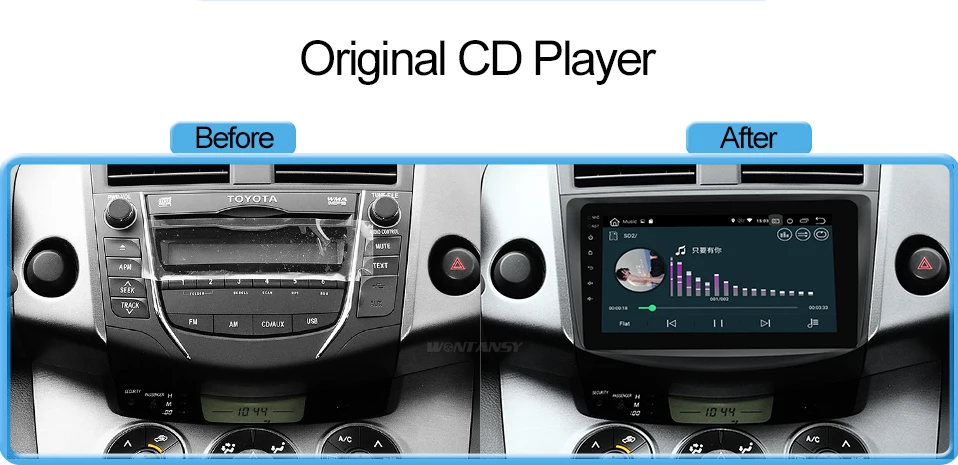 Автомобильный dvd-плеер для toyota rav4 2007 2008 2009 2010 2011 Автомобильный gps Android 9,0 навигация Мультимедиа Радио Bluetooth PX6