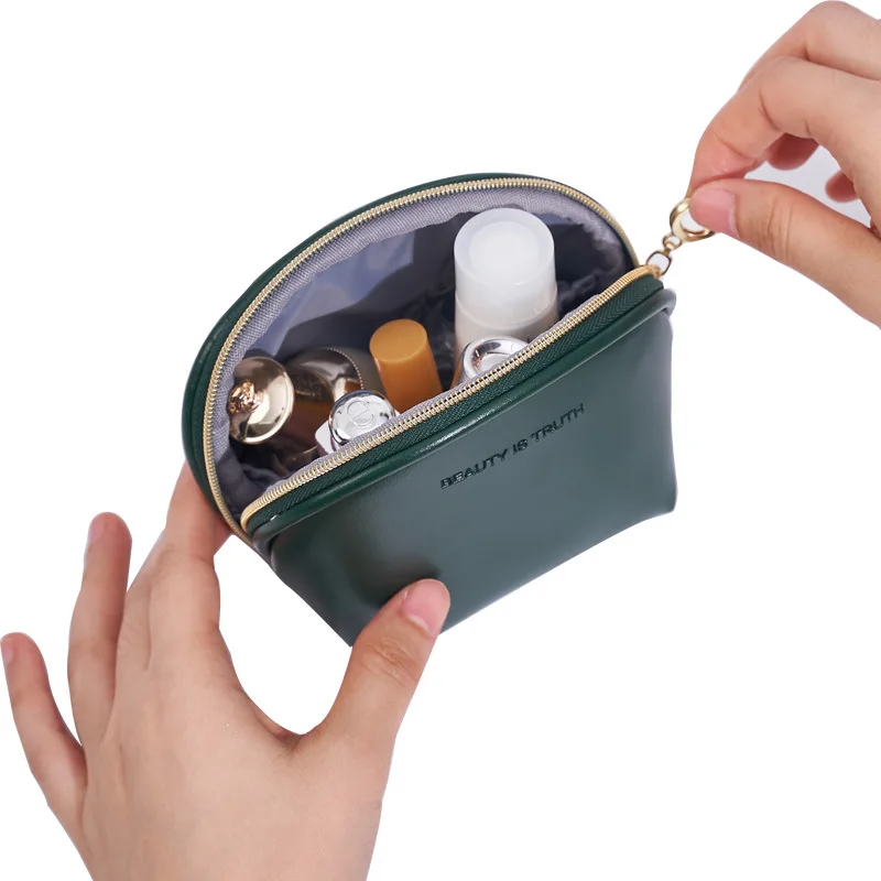 Multifunctional Storage Pocket Cosmetic Bag Waterproof Mini Lipstick Bag  Organizer Coin Purse For Women Girls Storage Pouch Pu - AliExpress