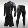 Man Compression Sports Suit Quick Drying Perspiration Fitness Training MMA Kit Rashguard Male Sportswear Jogging Running Clothes 1
