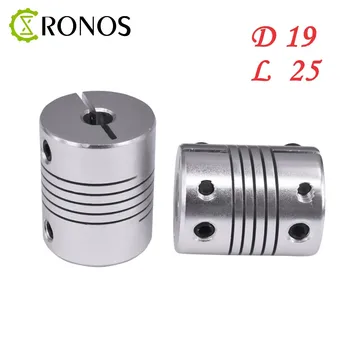 

1Pcs 5*8mm Aluminum Z Axis Flexible D19 L25 Coupling For Stepper Motor Coupler Shaft Couplings 3D Printer