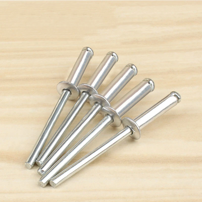 

10 шт. 3,2/4/4.8 мм алюминиевые заклепки круглые заклепки для слепых ногтей в коробке украшения ногтей