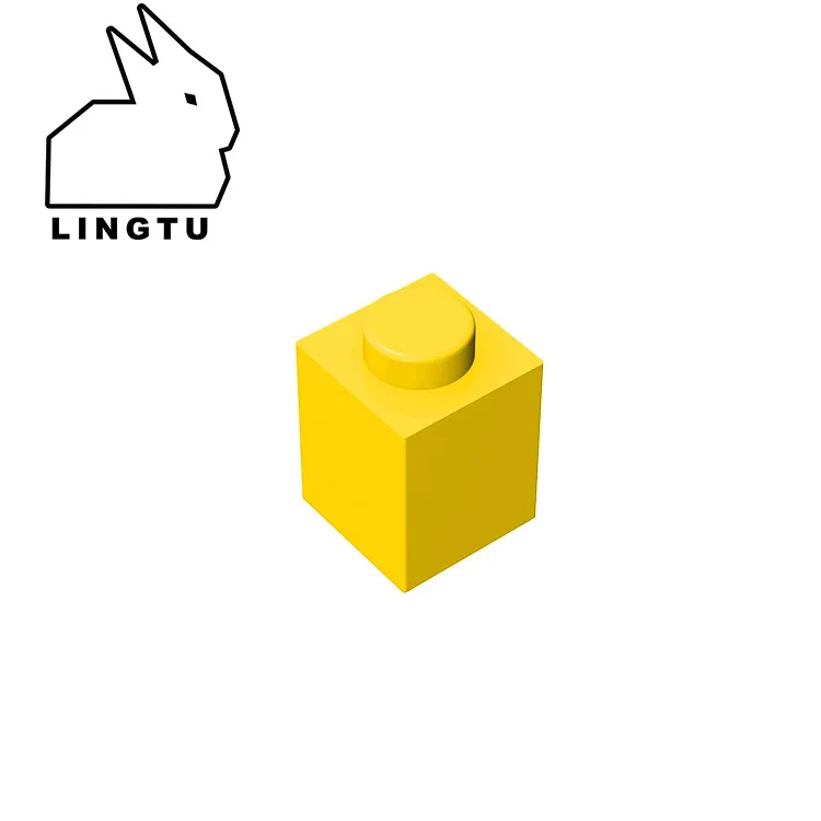 LINGTU строительный блок для бренда Fro Lego 3005 30071 35382 1x1 Развивающие детские