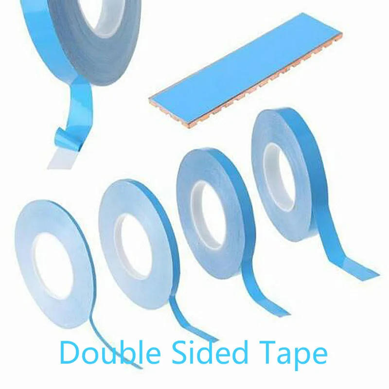 Double Sided Heat Conduction Tape 25m/Roll 3~20mm Width Chip Thermal Conductive Adhesive Pour Puce PCB CPU Dissipateur De | Обустройство