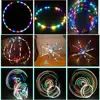 Dadaism Fitness Circle Performing Arts LED Light Abdominal Fat Loss Foldable Sport Hoop Gym Fitness Equipments ► Photo 3/6