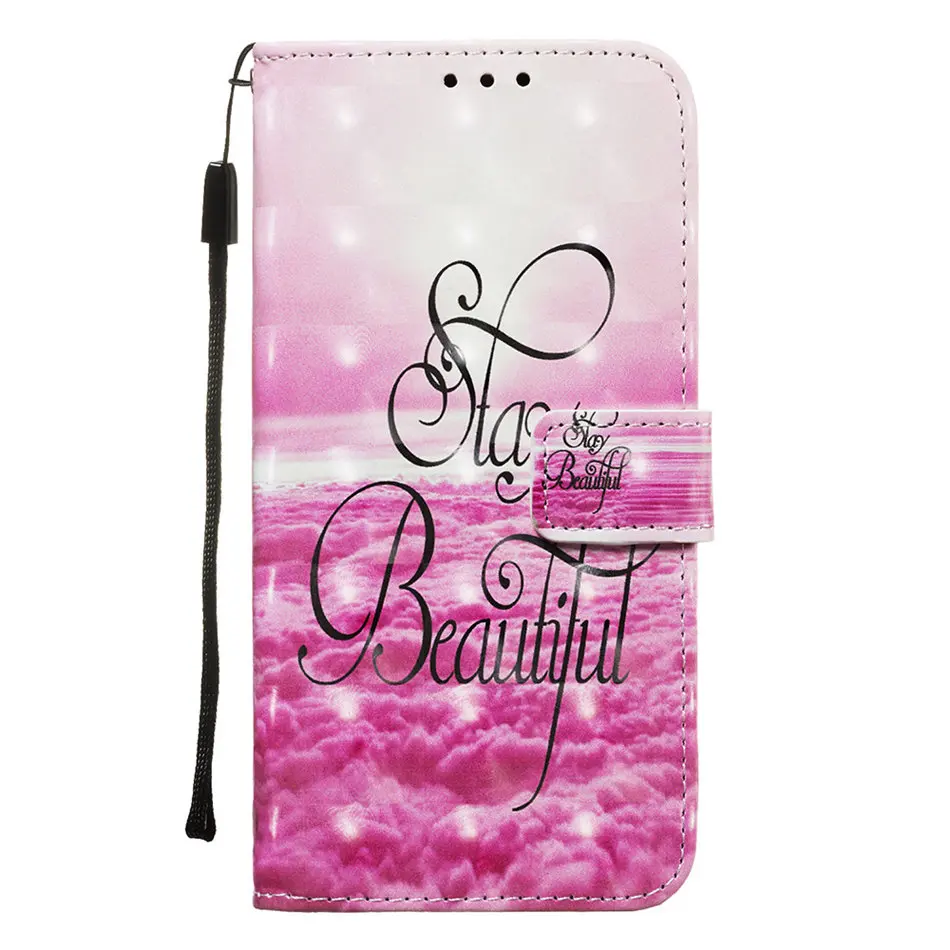 Beautiful Роскошный чехол для телефона LG Aristo 2 Plus W10 K40 K12 Plus Stylo 5 X Power3 Q Stylus 4, повседневный чехол-кошелек со слотом для карт DP03E - Цвет: Beautiful