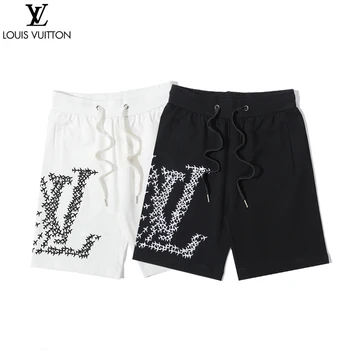 

New Original Brand Louis Vuitton T Shirt Men Tops Summer Short Sleeve Fashion T-shirt 100% Cotton Mans Tshirt 1LN1