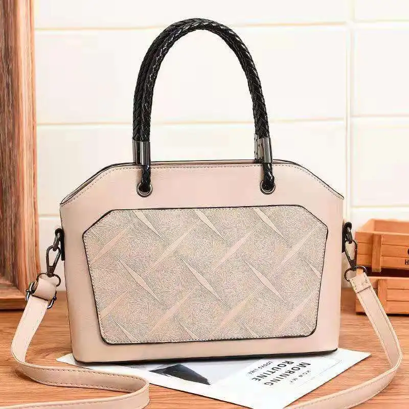 

Printed Vintage WOMEN'S Bag Bag Versatile Handbag Autumn And Winter New Style Elegant Mommy Bag Crossbody Bag