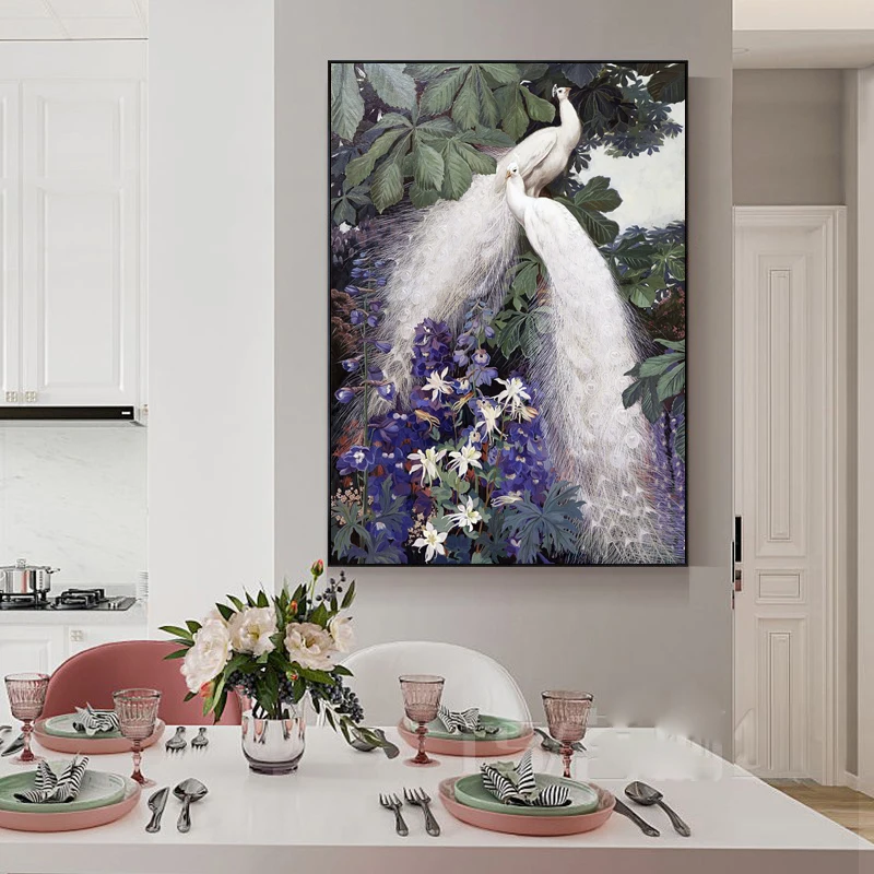 DW0595欧式情侣白孔雀01