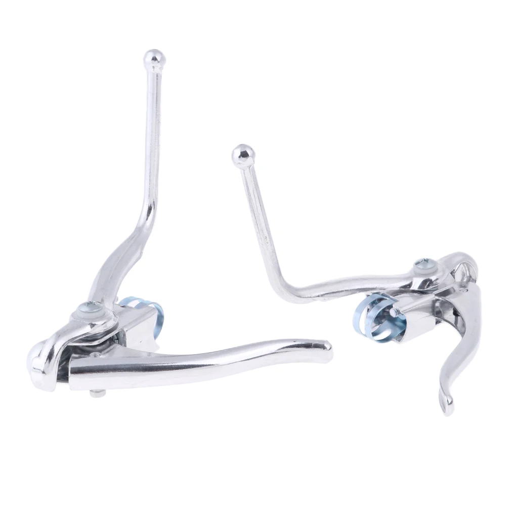 Vintage Road Bike Double Brake Levers Racing Bicycle Handles with Auxiliary Brake Handle 22mm Drop Bars