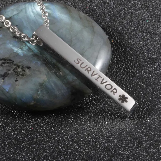 Unique Mens Stainless Steel Survivor 
