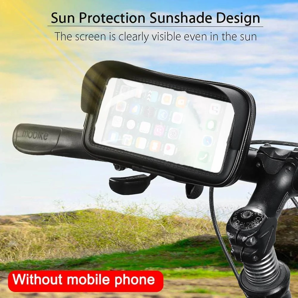 Soporte de teléfono móvil para bicicleta y motocicleta, impermeable para iPhone 6, GPS, 7, 6S, Moto Plus, F3Y2|Soporte universal de - AliExpress