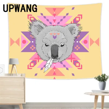 

Koala Animal Tapestry Wall Hanging Sandy Beach Picnic Rug Camping Tent Sleeping Pad Home Decor Bedspread Sheet Wall Cloth