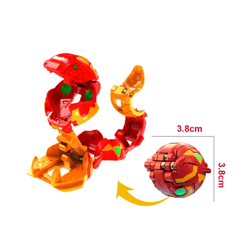 Пламя Единорог BAKUGA преобразования гироскопа Бей Bay взрыв Toupie Металл Fusion с украшением в виде шариков в Gyro атлетика игрушки - Цвет: Флуоресцентный желтый