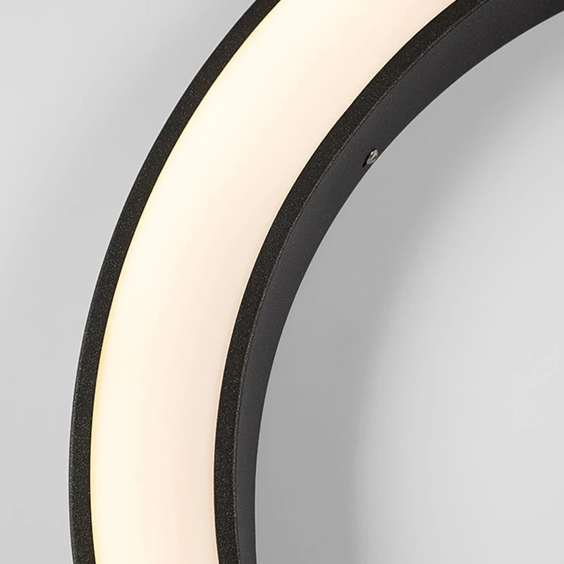Modern wall light, outdoor patio light, Moon, ip65, waterproof, creative porch trim, round light, 110v220v stainless steel 5