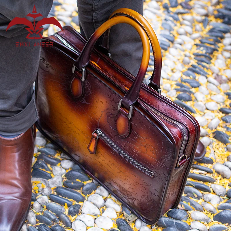 leather briefcase sale