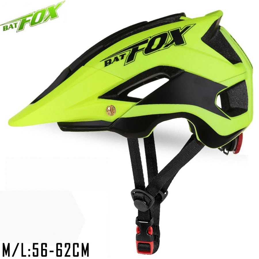 Ceny BATFOX jazda na rowerze kask kobiety mężczyźni rowerów kask mtb rower górska droga bezpieczeństwo na rowerze sport na świeżym powietrzu lekki duży daszek kask