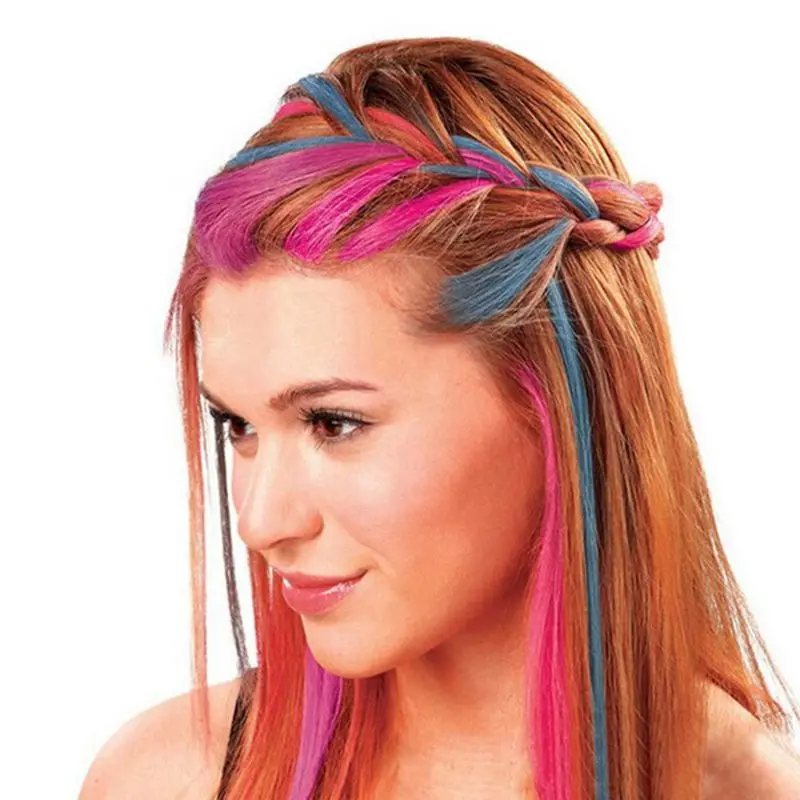 Яркий яркий временный разноцветный мел 4 цвета|Чаши для смешивания красок волос| |