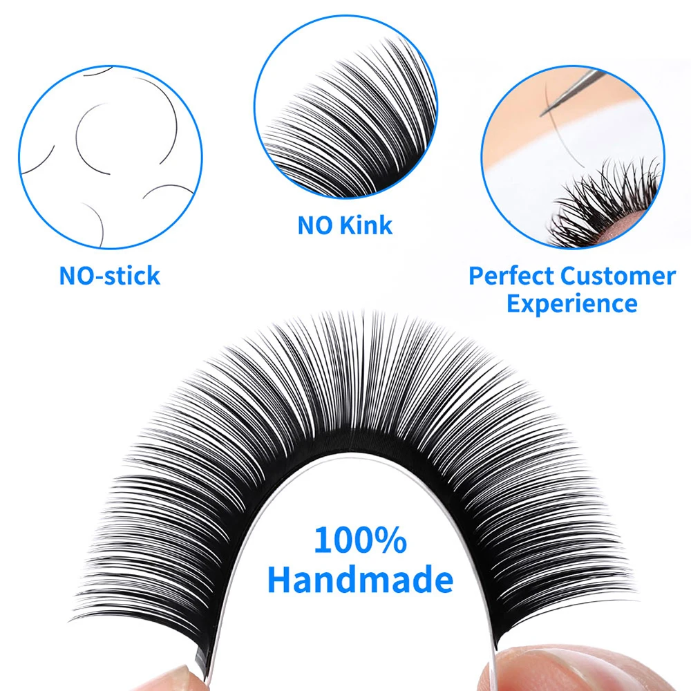 2 Trays Wholesale Individual Eyelashes for Extensions Faux Cils Mink False Eyelash Makeup Supplies Natural Soft Hand-Made Lash 2 Trays Wholesale Individual Eyelashes for Extensions Faux Cils Mink False Eyelash Makeup Supplies Natural Soft Hand-Made Lash