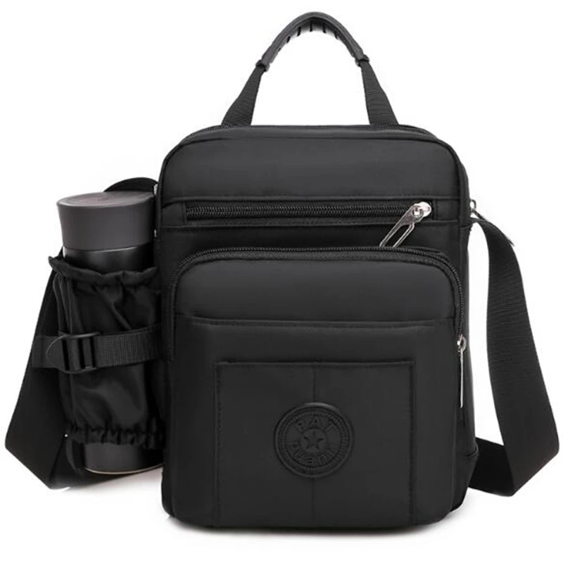 Mens Canvas Travel Shoulder Bag Casual Crossbody Outdoor Purse Good Qualtiy Travel School Retro Zipper Bags