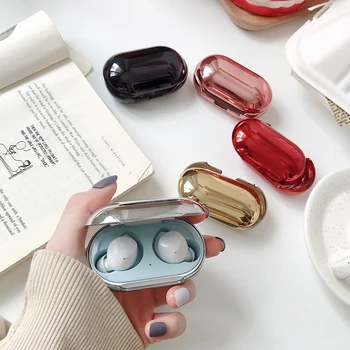 

Electroplate PC Shining Plating Case for Samsung Galaxy Buds Plus Buds+ Wireless Bluetooth Earphone Protective Cases Cover Funda