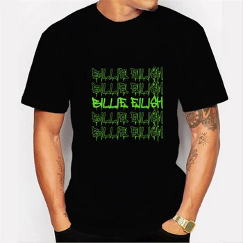 

Summer Trendy Billie Eilish Print T Shirt Men Women Harajuku Streetwear Noctilucous T-shirt Cotton Unisex Cool Tee Tops Clothing