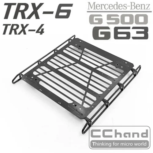 Металлический багажный стеллаж для TRX-6 6X6 G63 rc игрушечный автомобиль 1/10 - Цвет: Rack