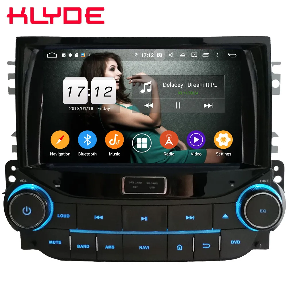Klyde ips 4G Android 9 Восьмиядерный 4 Гб ОЗУ 64 Гб ПЗУ DSP BT автомобильный dvd-плеер Радио Стерео gps ГЛОНАСС для Chevrolet Malibu 2012