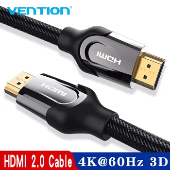 

Vention 2m 10M 15M 4K 60Hz HDMI To HDMI Cable High Speed 2.0 Golden Plated Connection Cable Cord For UHD FHD 3D Xbox PS3 PS4 TV