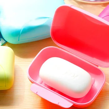 

Portable Mini Handy Bathroom Dish Plate Case Home Shower Outdoor Travel Hiking Holder Container Sealing Soap Box