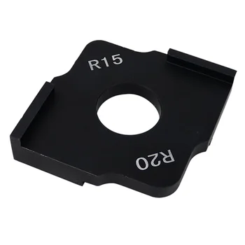 

Professional Woodworking Corner Half Fillet Arc Angle Jig Template For Trimming Machine Aluminum Alloy High Precision