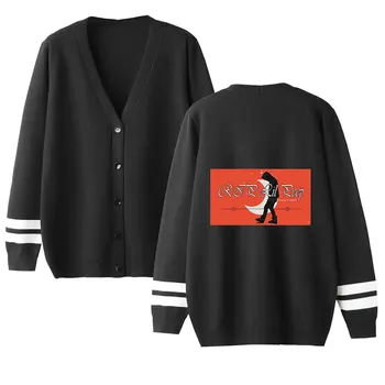 

lil peep Cardigan Sweater men/women Aikooki Hot Fashion Print Casual Harajuku Sweater lil peep Popular v-neck Sweater casual top