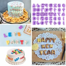 96 шт./компл. DIY 3D Fondant(сахарная) в комплекте набор форм для украшения десертов с цветочным принтом алфавита для декорирования торта Кухня форму для выпечки кондитерский шприц для украшения изделий изготовление пресс-формы