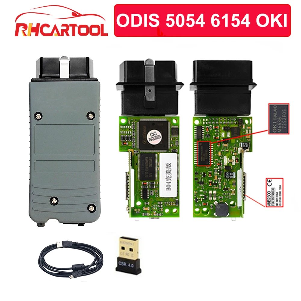 OBD2 VAS 5054 диагностический инструмент для vw оригинал OKI 5054A ODIS V5.1.6 Бесплатный keygen