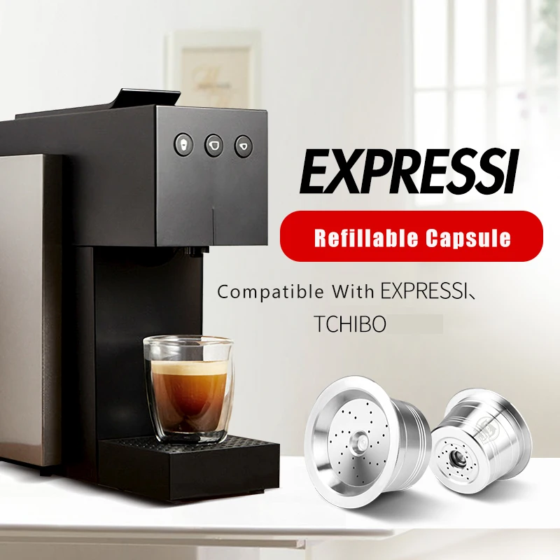 Per Caffitaly Tchibo Caftimo Aldi Expresssi Ricaricabile K-Fee Coffee Capsule Pod Filtri In Acciaio Inox Cafeteira Tamper Spoon