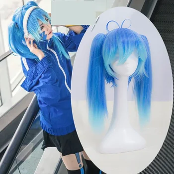 

Anime Kagerou Project MekakuCity Actors Enomoto Takane Ene Cosplay Wig Synthetic Hair Costume Party Wigs with Double Ponytails