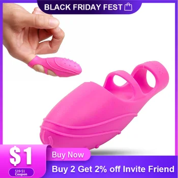 

New Finger Vibrating Massager For Women Breast Massage Stimulator for Health Care Game Toys