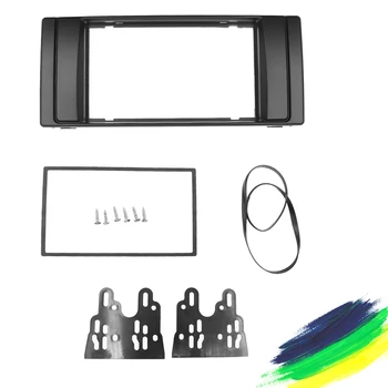 

2 DIN Frame Radio Fascia For BMW series 5 E53 E39 Radio CD DVD GPS Stereo Dash Mount Trim Kit Surrounded Frame Interface Frame