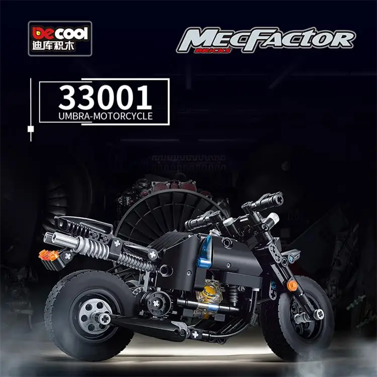 

Decool Technic Motorcycle 265pcs Building Blocks set Eductional DIY Brick Toys Compatible MOC Technic 33001