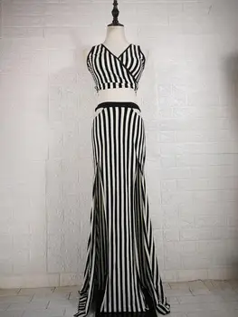 

2020 new summer belly dance hand-made western style striped belly dance practice clothes suit