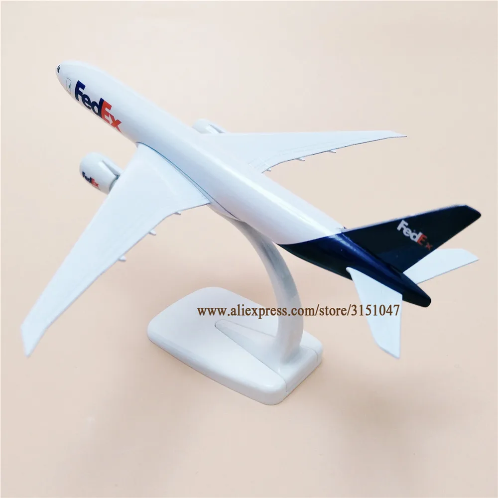 20 см модель самолета Air Fedex Express Airlines Boeing 777 B777 Airways из металлического сплава литье