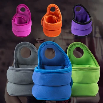 

2pcs Running Walking Hand Wrist Weights Sandbag Iron Sand Invisible Fitness Boxing 1kg Training Equipment 22