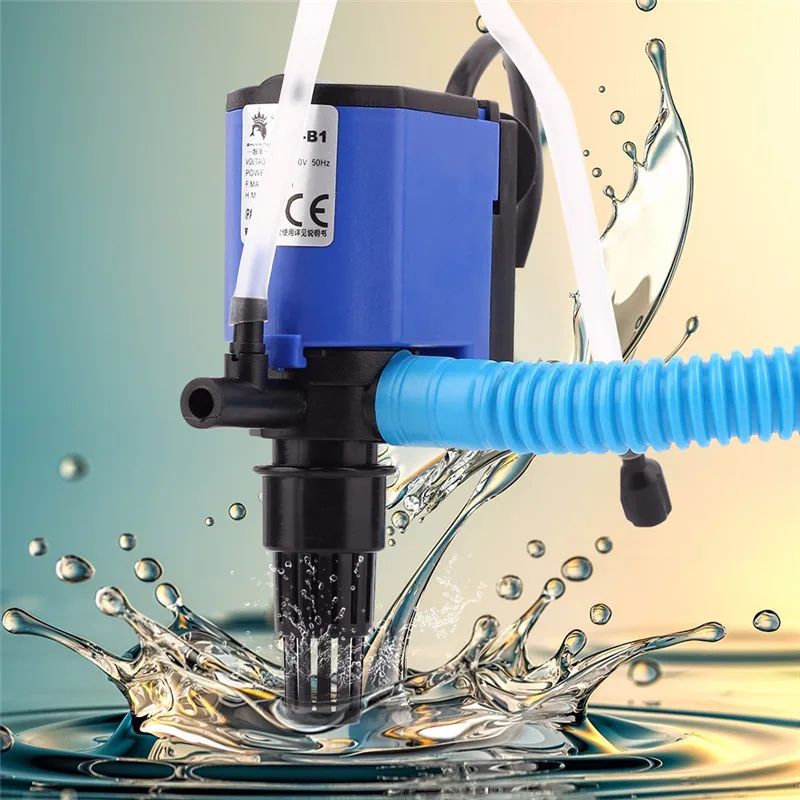 

Three in one fish tank pump Zhiyang silent filter submersible pump aquarium oxygenation built-in two in one filter pump