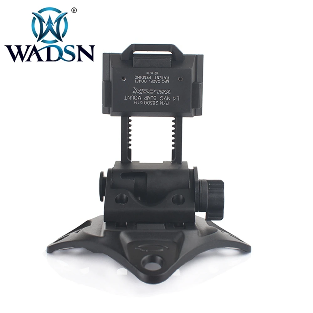WADSN L4 G19 NVG быстрая для крепления на шлем для аварийное отсоединение база низкий профиль 3 отверстия кожух для переноски Ночное видение оборудование подходит PVS15/PVS18