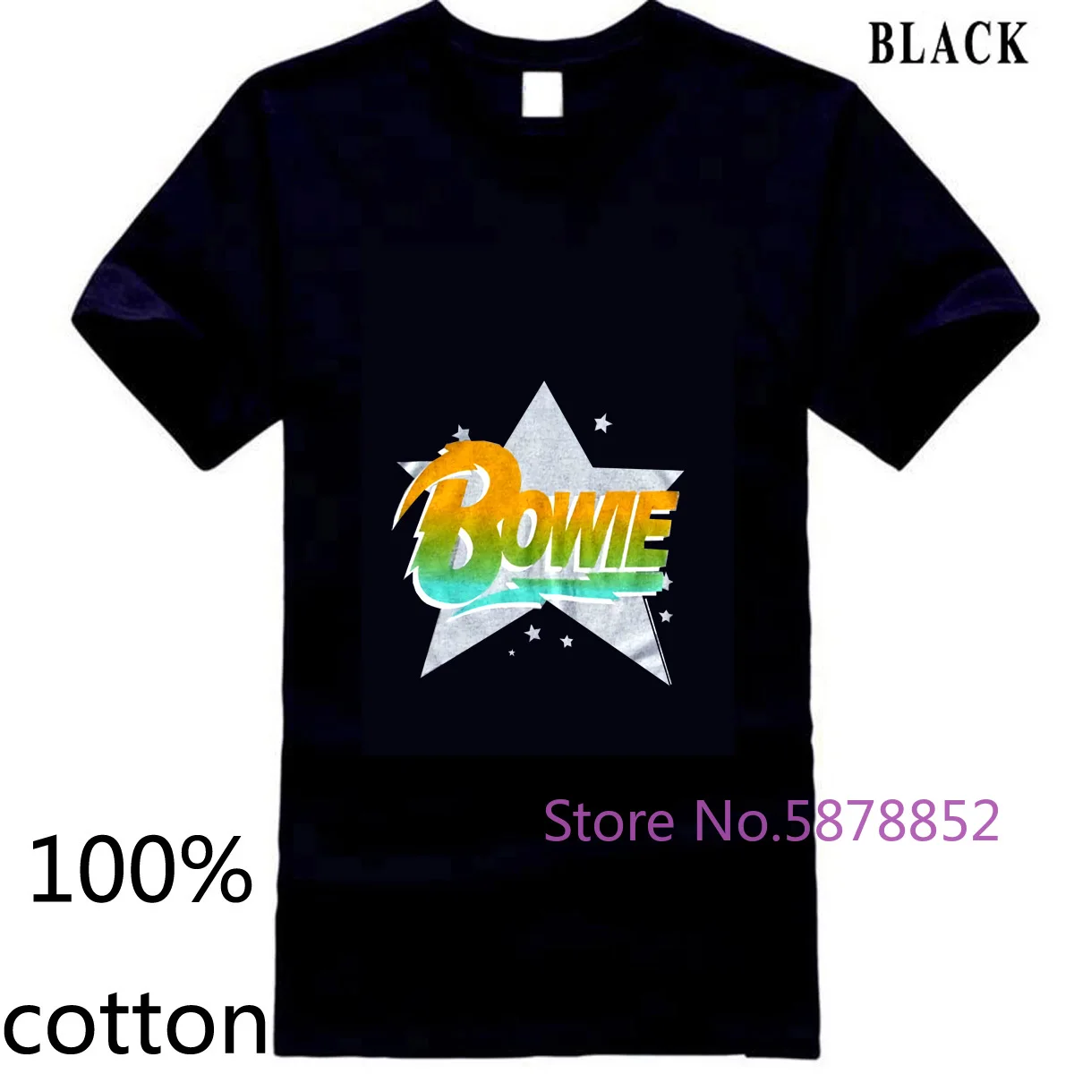 David Bowie Blackstar 2016 Обложка с логотипом альбома Новинка Мужская футболка Топы