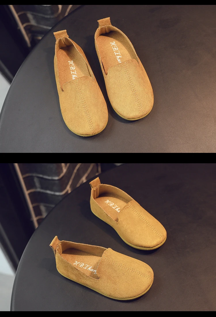 New Arrivals Girls Boys Shoes Children Loafers Slip-on Flat Shoes Baby Kids Flats Soft Princess Single Shoes Zapatos De Ninos