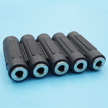 

50pcs 3.5mm Female To Female Jack 3.5mm Through Adapter Extension Converter Stereo Audio Plug Connector Plug Socket For Earphone