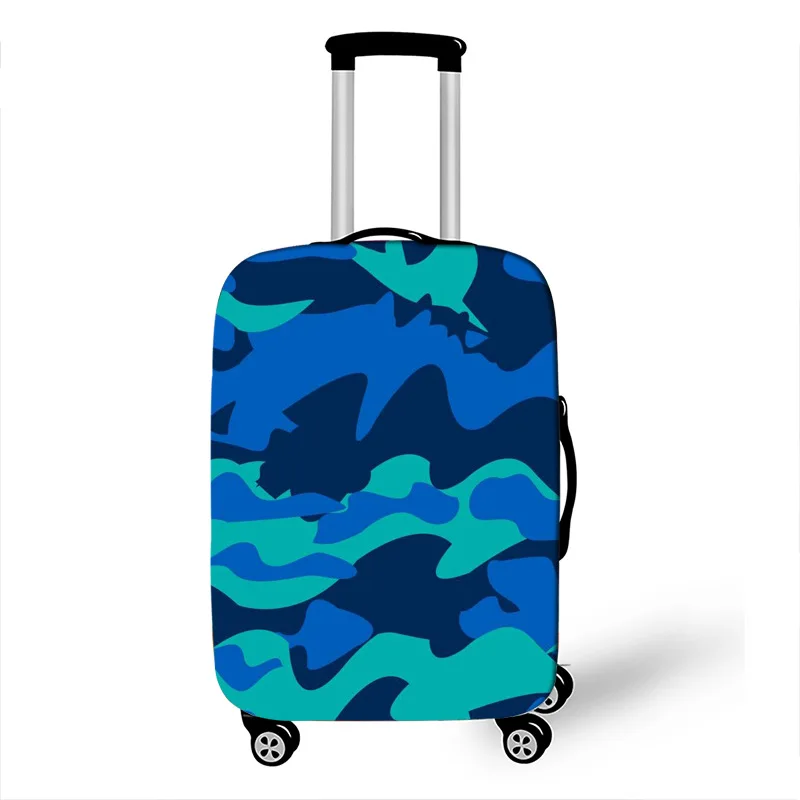 camouflage suitcase