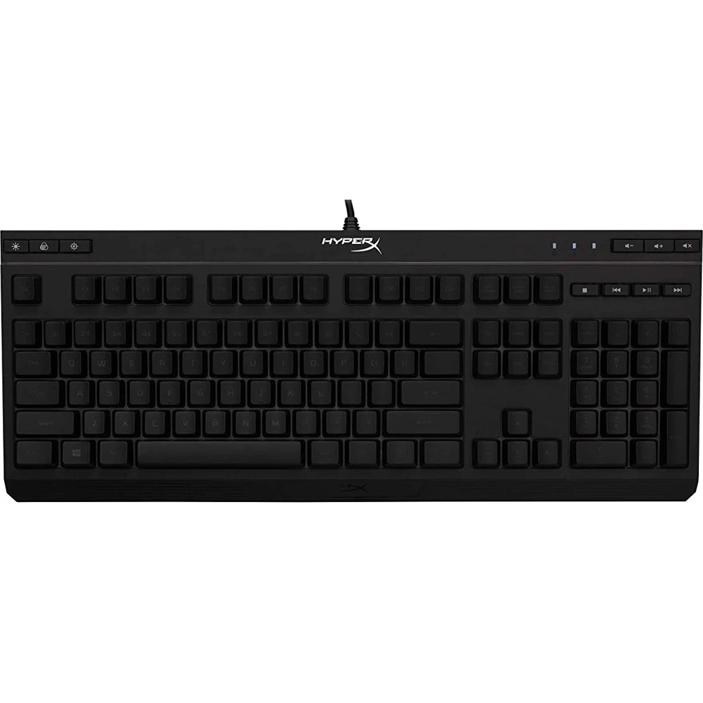 Keyboard HyperX Alloy Core RGB HX-KB5ME2-RU membrane, wired, USB, RGB backlight, moisture protection, color: black