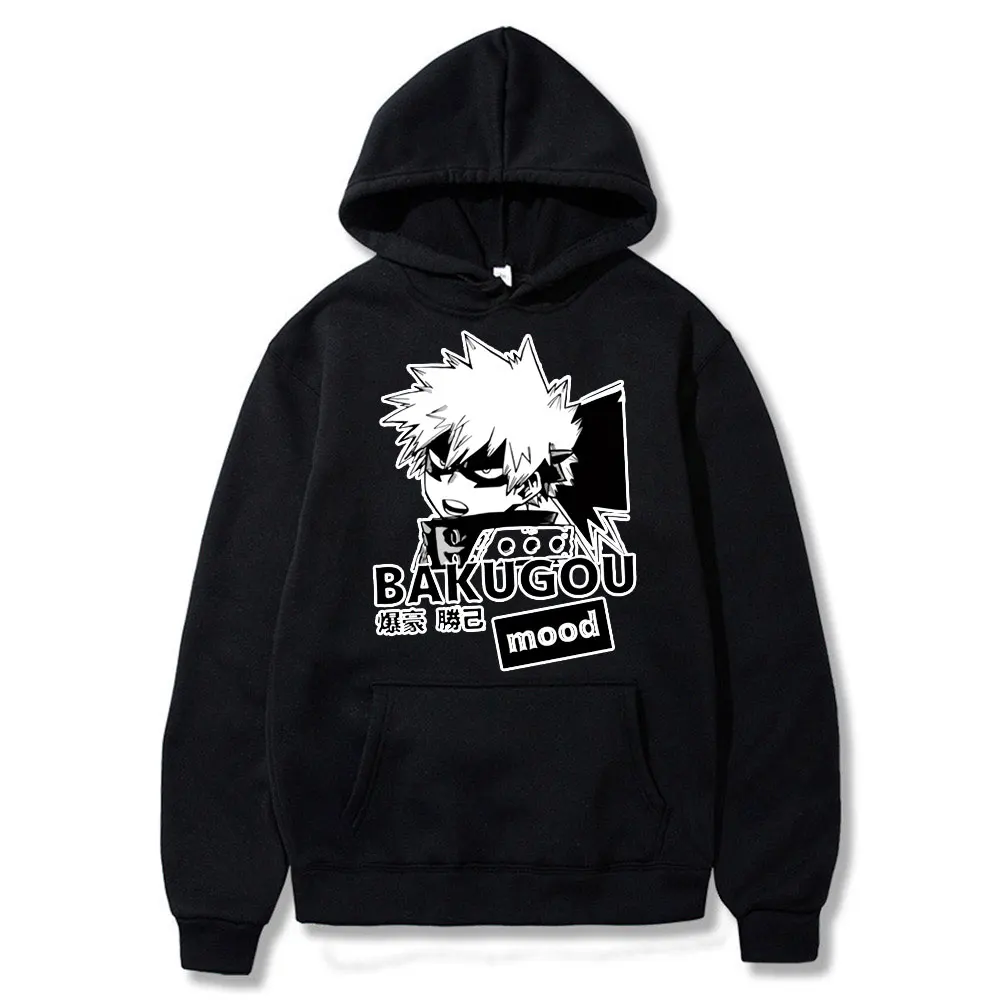 

Unisex My Hero Academia Harajuku Cool Japanese Anime Bakugou Katsuki Print Hoodie Male Streetwear Casual Sweatshirt Clothes Men