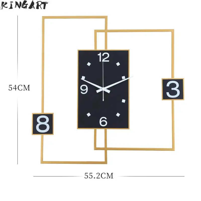 Большие простые настенные часы гостиная украшение дома настенные часы креативные настенные часы Роскошные большие настенные часы